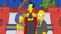 Die Simpsons – (v.l.n.r.) Frida Kahlo; Reverend Lovejoy; Diego Rivera