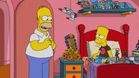 Die Simpsons – Homer (l.); Bart (r.)