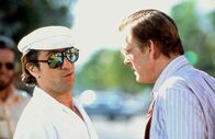 Kap der Angst – Samuel Bowden (Nick Nolte, r.) hat als Anwalt einst ein entlastendes Gutachten zurückgehalten und auf diesem Wege dafür gesorgt, dass Max Cady (Robert De Niro, l.) ins Zuchthaus wanderte. Jetzt sinnt der Ex-Häftling auf Rache.