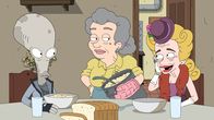 American Dad! – v.li.: Roger, Ms. Macadoo, Roslyn Jenkins