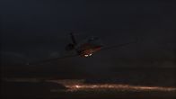 Mayday - Alarm im Cockpit – The Learjet 45 flies above Mexico City.