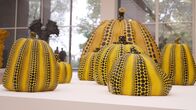 Kulturplatz – Kürbis im Polka Dot Stil von Künstlerin Yayoi Kusama