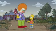 Die Simpsons – Krusty (l.); Bart (r.)