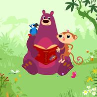 StoryZoo – (L-R): Pepper the Parrot, Bax the bear, Toby the monkey