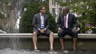 Bull – L-R: Jason Bull (Michael Weatherly), Lee Donaldson (Frankie Faizon)