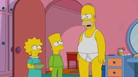 Die Simpsons – (v.l.n.r.) Lisa; Bart; Homer