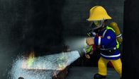 Feuerwehrmann Sam – Feuerwehrmann Sam bei einem Trainingseinsatz.