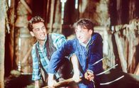 Der Bergdoktor – (v.li.): Timothy Peach (Hannes), Martin Walch (Kurt).