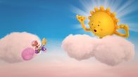 Wolkenkinder – Herr Sonne spielt mit Wolke Fluffi, den Kleinen Stern und Bobo.