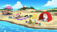 American Dad! – (v.l.n.r.) Francine; Hayley; Roger; Steve