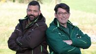Duell der Gartenprofis – Stefan Schatz (l.) und Frank Riese (r.).