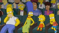 Die Simpsons – (v.l.n.r.) Homer; Marge; Lisa; Bart