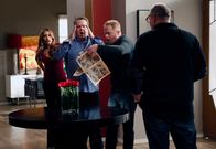 Modern Family – V.l.: Gloria Delgado-Pritchett (Sofía Vergara), Cameron Tucker (Eric Stonestreet), Mitchell Pritchett (Jesse Tyler Ferguson), Jay Pritchett (Ed O'Neill)