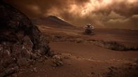 Die Planeten – Die Venus ist von einer dichten Wolkenschicht bedeckt. Bis die sowjetischen "Venera"-Sonden auf ihr landeten, wusste man nicht, wie es darunter aussieht. Die Wolken verhüllen auch die bewegte Vergangenheit der Venus.