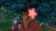 Dora – v.li.: Boots, Papi, Dora