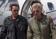 The Expendables 3 – Arnold Schwarzenegger (Trench), Harrison Ford (Max Drummer).