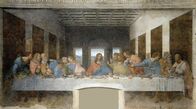 Mythen-Jäger – ca. 1495-1498 --- Last Supper, Leonardo da Vinci, Santa Maria delle Grazie, Milan, fresco Post-restoration | Located in: Santa Maria delle Grazie, Milan. --- Image by Â