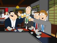 American Dad! – L-R: Stan, Dick Reynolds, Jackson, John Sanders
