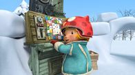 Snowsnaps' Winterspiele – Nele hat das Kommando im Raumschiff.