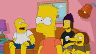 Die Simpsons – (v.l.n.r.) Kearney; Bart; Jimbo; Dolph