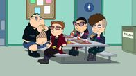 American Dad! – L-R: Barry, Steve, Toshi, Snot