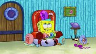 SpongeBob Schwammkopf – Gary (l.), Esmerelda (r.). Mitte: SpongeBob, Baby snails, Snail mom