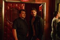 The D Train – James Marsden als Oliver Lawless und Jack Black als Dan Landsman