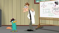 Schlimmer geht's immer mit Milo Murphy – L-R: Perry the Platypus (voiced by Dee Bradley Baker), Heinz Doofenshmirtz (voiced by Dan Povenmire)