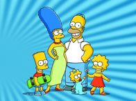 Die Simpsons – (23. Staffel) - Eine ganz besondere Familie: Maggie (vorne), Marge (2.v.l.), Homer (2.v.r.), Bart (l.) und Lisa Simpson (r.) ...
