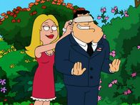 American Dad! – L-R: Francine, Stan