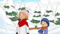 Meine Freundin Conni – Conni und Jakob freuen sich über den großen Schnee.