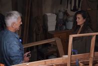 Navy CIS – Leroy Jethro Gibbs (Mark Harmon, l.); Ziva David (Cote de Pablo, r.)