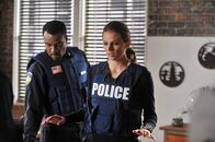 Castle – L-R: Captain Frank Mahoney (Allan Louis), Kate Beckett (Stana Katic)