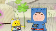 Unser Sandmännchen – Timmi und Teddy haben von allen Planeten verschiedene Souvenirs gesammelt.