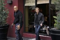 Navy CIS: L.A. – Rate" -- Pictured: LL COOL J (Special Agent Sam Hanna) and Eric Christian Olsen (LAPD Liaison Marty Deeks). When a convicted Cuban spy escapes U.S. custody just before he is set to return to his country in a prisoner exchange, the team is shocked to learn that Anna (Bar Paly) helped him break out. Also, Deeks admits to Kensi that he thinks she is too messy, on NCIS: LOS ANGELES, , Pictured: LL COOL J (Special Agent Sam Hanna) and Eric Christian Olsen (LAPD Liaison Marty Deeks).