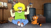 The Freak Brothers – Fat Freddy Freekowtski (l.); Kitty (r.)
