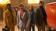 Free Fire – L-R, vorne: Martin (Babou Ceesay), Vernon (Sharlto Copley), Justine (Brie Larson), Ord (Armie Hammer)