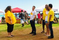 Hawaii Five-0 – v.r.) und Chin (Daniel Dae Kim, vorne r.) ...