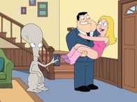 American Dad! – L-R: Roger, Stan, Francine