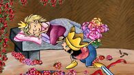 Unser Sandmännchen – Der kleine König und seine Freunde spielen das Märchenlied vom Dornröschen nach. Leider weigert sich der kleine Retter, die Prinzessin wach zu küssen.