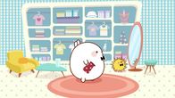 Molang – Molang und Piu Piu machen sich schick für die Party, doch da ist mit Piu Pius Frisur etwas ganz und gar schief gelaufen.