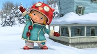Snowsnaps Winterspiele – Nele schlägt ein neues Spiel vor: Eishockey-Ritter.