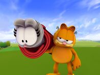 The Garfield Show – Nermal geht Garfield gehörig auf die Nerven. Darum schmeißt er ihn in die Mülltonne.