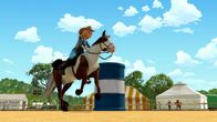 Wendy – Beim Barrel Race muss Wendy alles geben, sonst verliert sie ihr neues Zaumzeug.