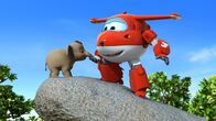Super Wings – Jett kommt, um Jerome zu helfen.