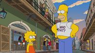 Die Simpsons – Lisa (l.); Homer (r.)