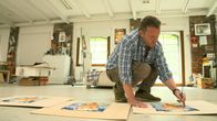 aspekte – Der Maler Norbert Bisky in seinem Atelier.