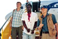 Welcome Home – (v.li.) Rainer Egger (Samhaber), Abdul Salis (Isaac), Georg Friedrich (Roesler).