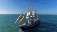 Genial konstruiert – Die "Belem" wurde als Frachtschiff 1896 in Nantes erbaut und diente später als italienisches Segelschulschiff. Heute fährt sie wieder unter französischer Flagge.