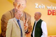 Vier Frauen und ein Todesfall – (v.li.) Edmund Jäger (Wörrister), Charly Rabanser (Salchegger).